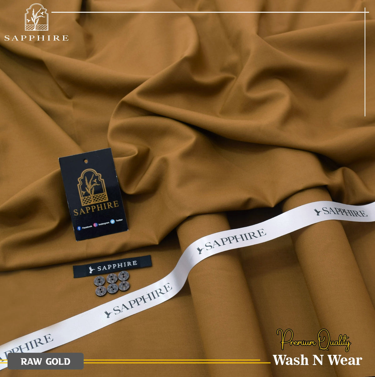 SAPPHIRE MEN – Unstitched Wash & Wear 3