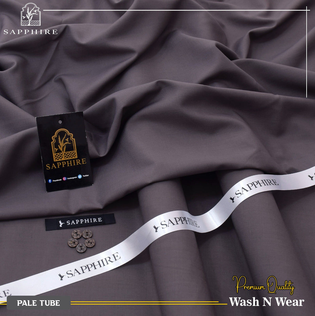 SAPPHIRE MEN – Unstitched Wash & Wear 7