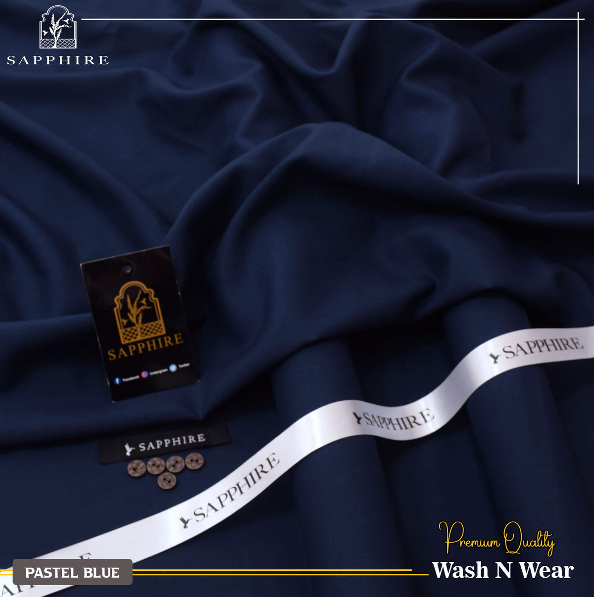 SAPPHIRE MEN – Unstitched Wash & Wear 14