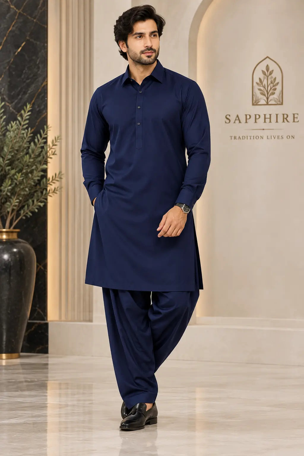 SAPPHIRE MEN – Unstitched Wash & Wear 1