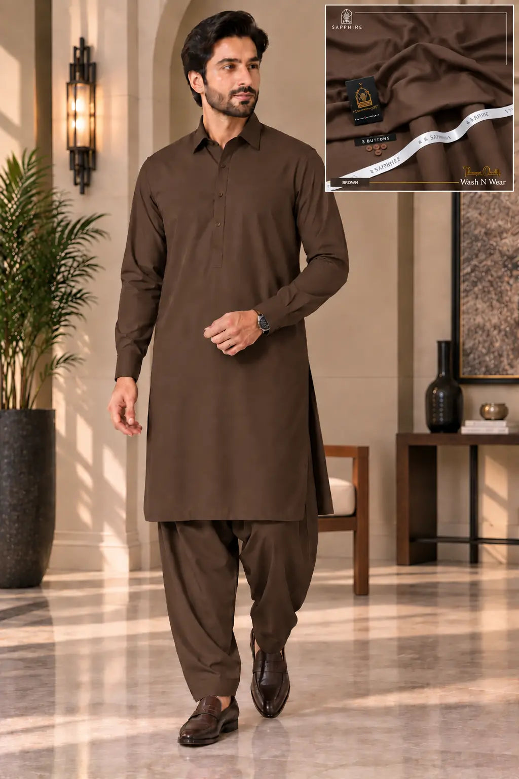 SAPPHIRE MEN – Unstitched Wash & Wear 11