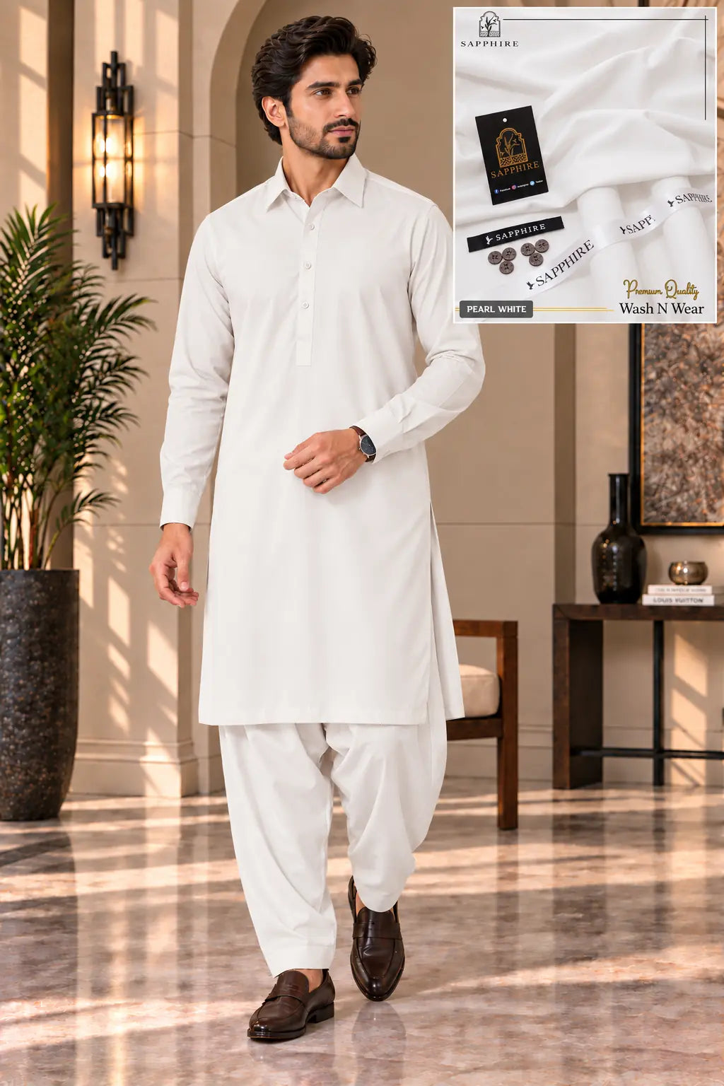 SAPPHIRE MEN – Unstitched Wash & Wear 12
