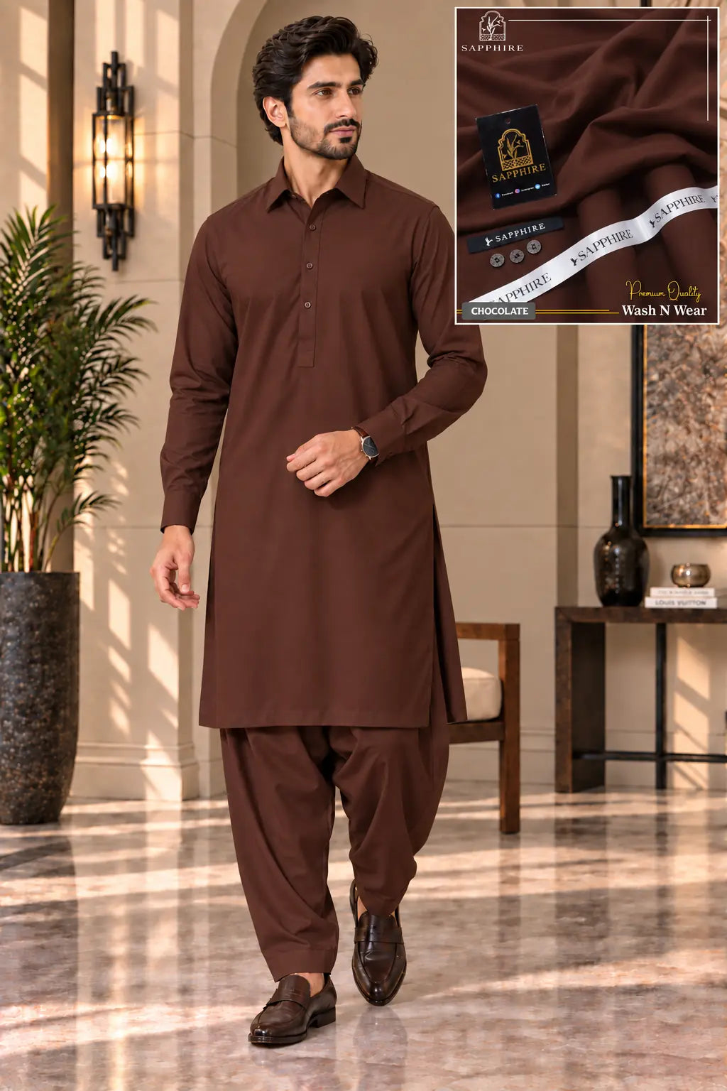 SAPPHIRE MEN – Unstitched Wash & Wear 13