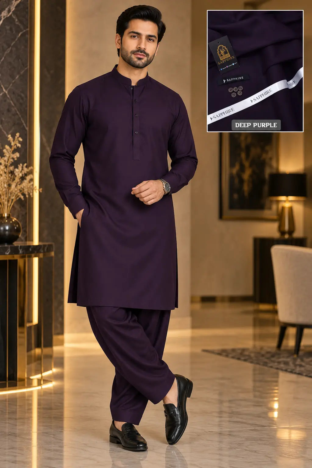 SAPPHIRE MEN – Unstitched Wash & Wear 19