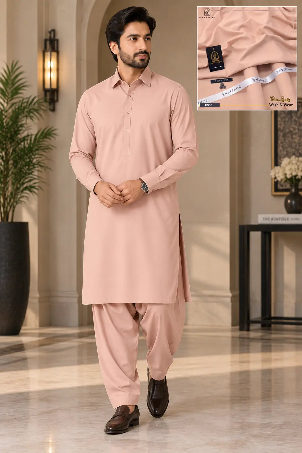 SAPPHIRE MEN – Unstitched Wash & Wear 5
