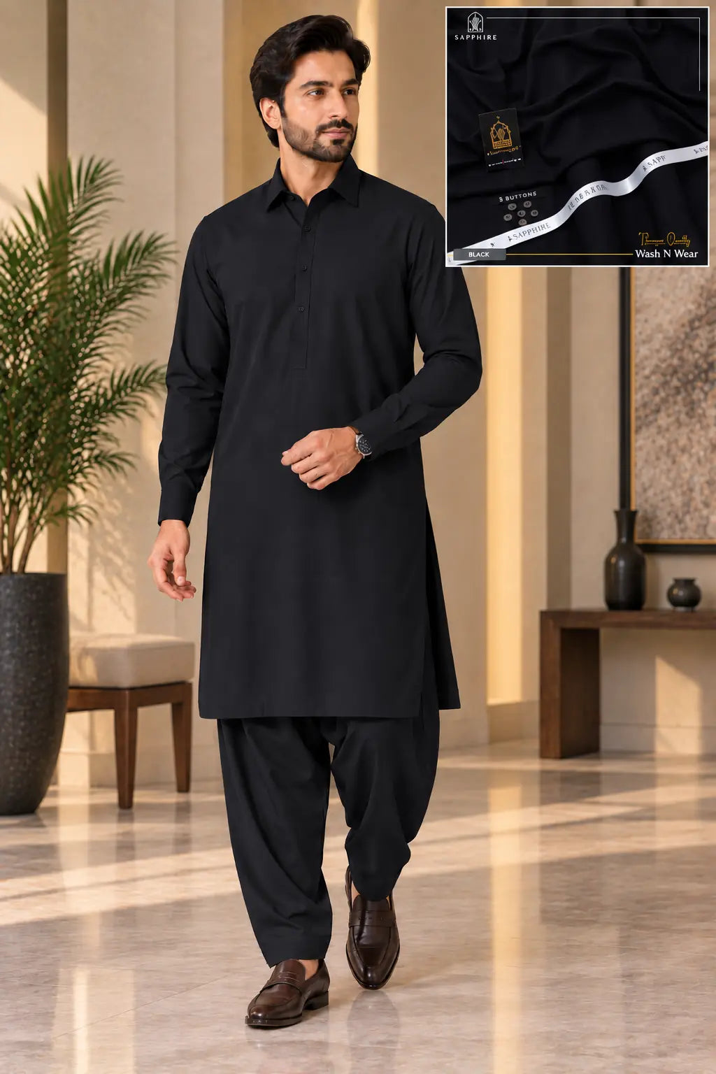 SAPPHIRE MEN – Unstitched Wash & Wear 9